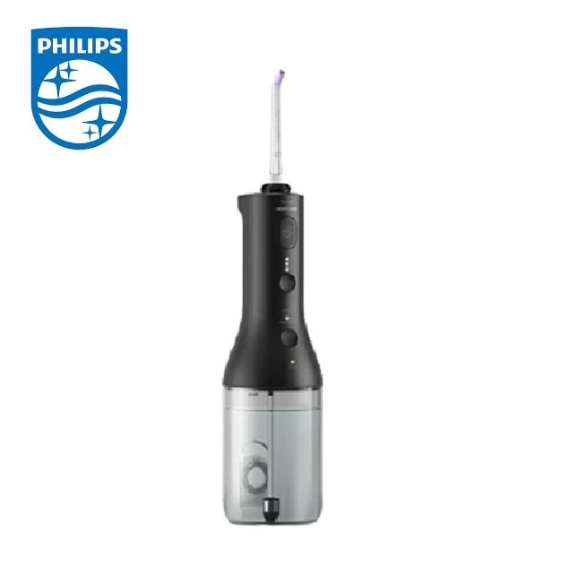 【PHILIPS 飛利浦 】★X型水流電動沖牙機(黑) HX3826/33